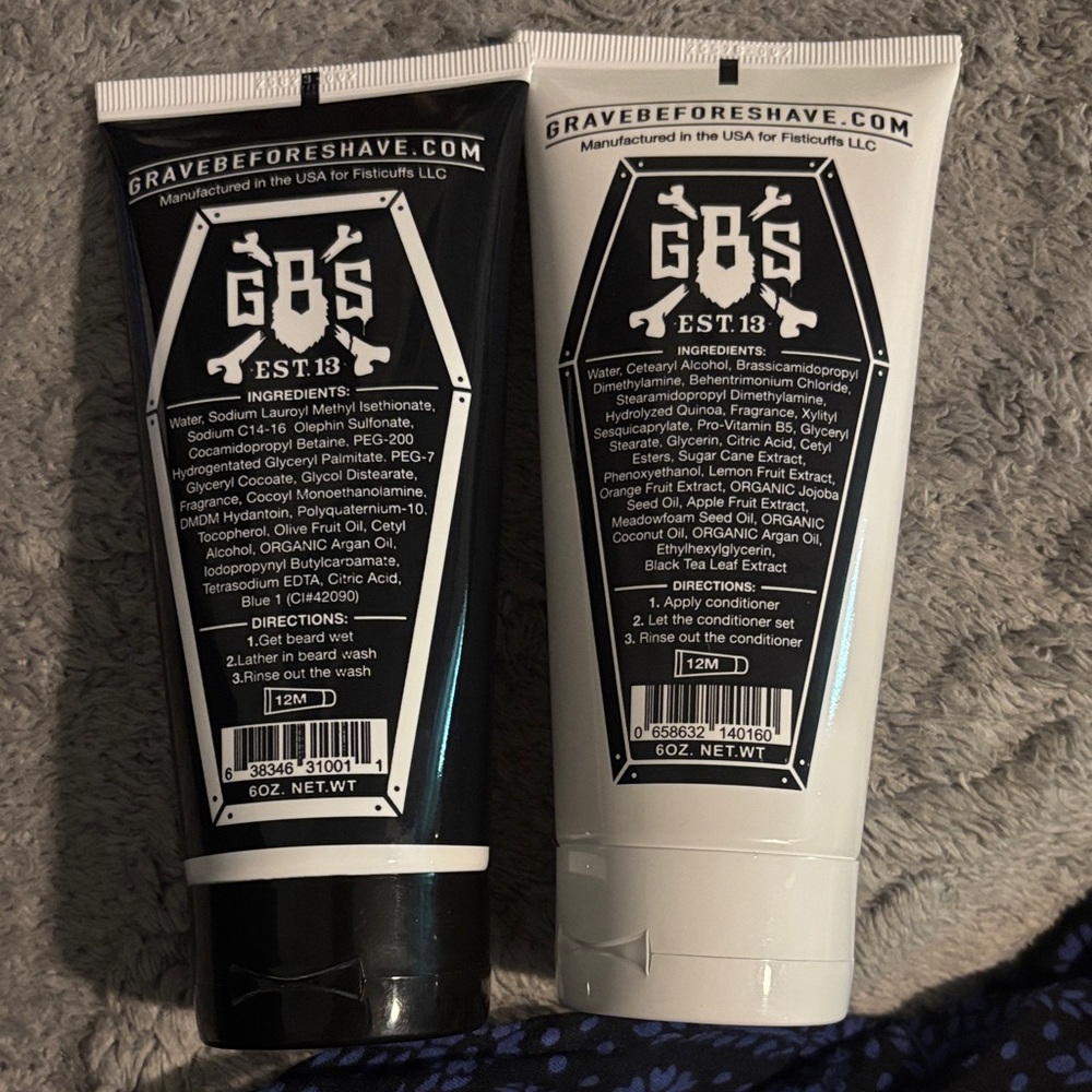 2/$25 SET Grave Before Shave - Luxury Beard Wash and Conditioner Set - Picture 2 of 3